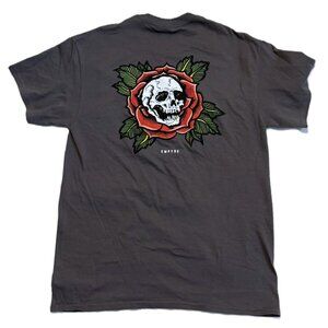 Empyre Men's Size Medium Skull and Rose Graphic Tee Short Sleeve Shirt NWOT